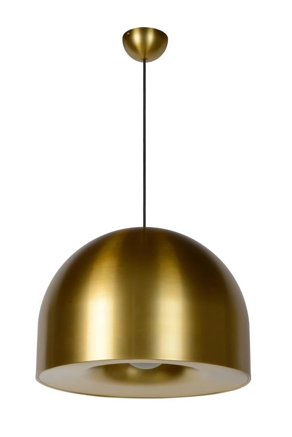 Lucide Premium AKRON - Suspension - Ø 50 cm - 1xE27 - Or Mat / Laiton - éteint